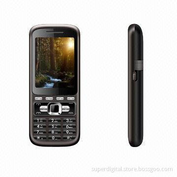 Four-SIM TV Mobile Phones with Good Quality, FM, Bluetooth and GPRS, Suitable for MP3/MP4